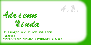 adrienn minda business card